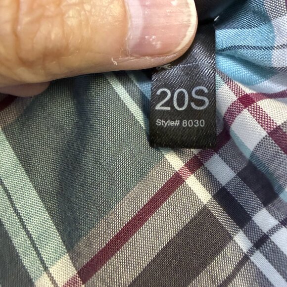 KÜHL Lexi Long-Sleeve Shirt Women’s Medium Gray–Green Plaid UPF 30 EUC - Picture 9 of 12